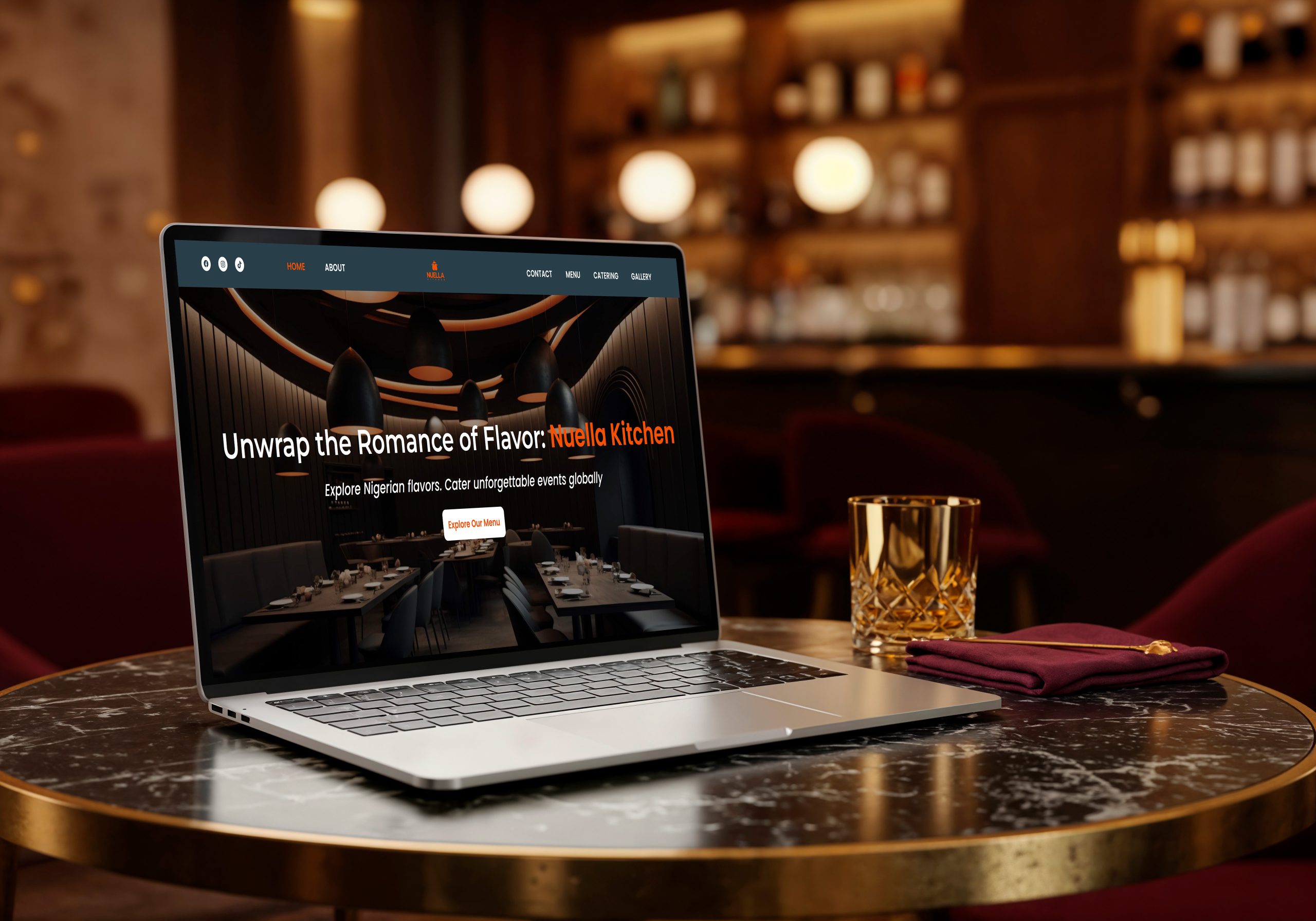 Nuella Kitchen Website System